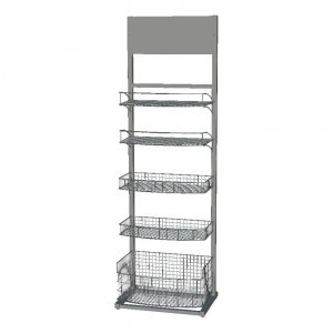 Стойка прикассовая, 5 полукруглых корзин ТС370 Стойка прикассовая, 5 полукруглых корзин ТС370
